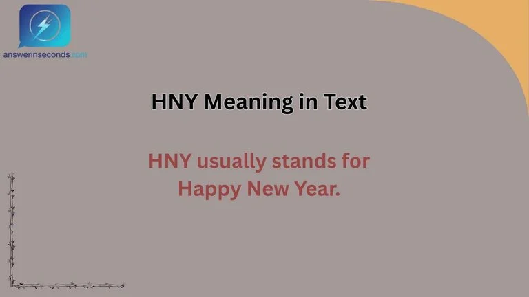 HNY Meaning in Text