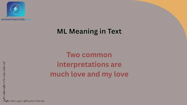 ML Meaning in Text